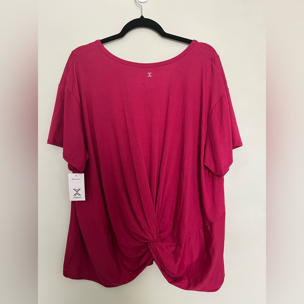 Xersion NWT Knotted Quick-dri Top - size 2X